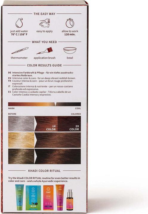 Produktbild Khadi Pflanzenhaarfarbe Mahagoni (Mahagoni)