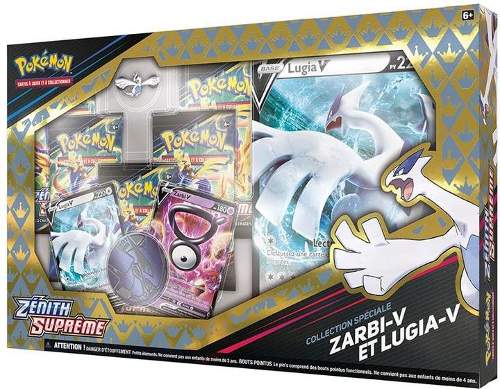 Actual product image Pokémon P-FR SWSH12.5 'Zénith Suprême' Unown & Lugia V (French)