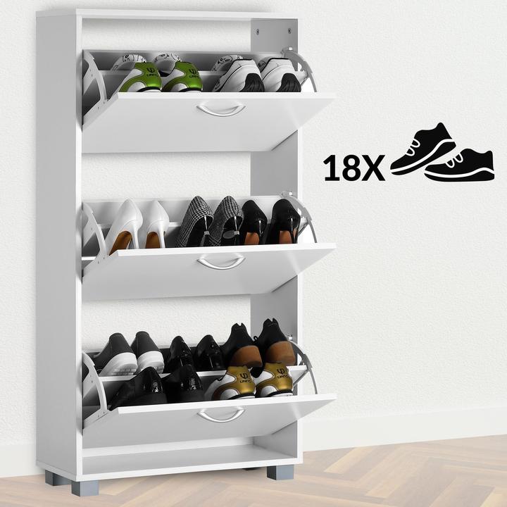Actual product image Casaria Shoe closet (115 x 60 x 24 cm)
