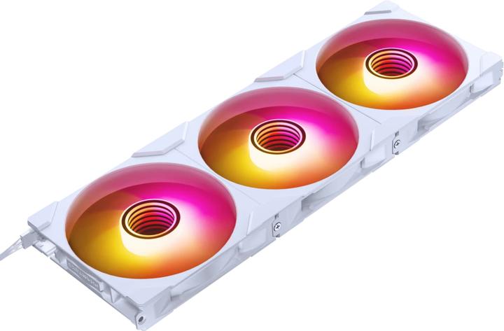 Actual product image Phanteks M25 Gen2 PWM D-RGB fan - Reverse Blade, 140mm, white (140 mm, 1x)