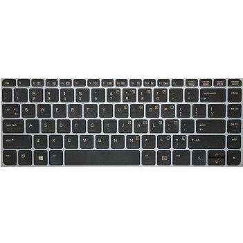 HP Keyboard Backlit Nwafr, Notebook Ersatzteile, Schwarz