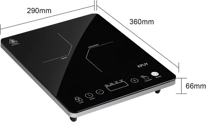 Actual product image KPUY Induktionskochfeld