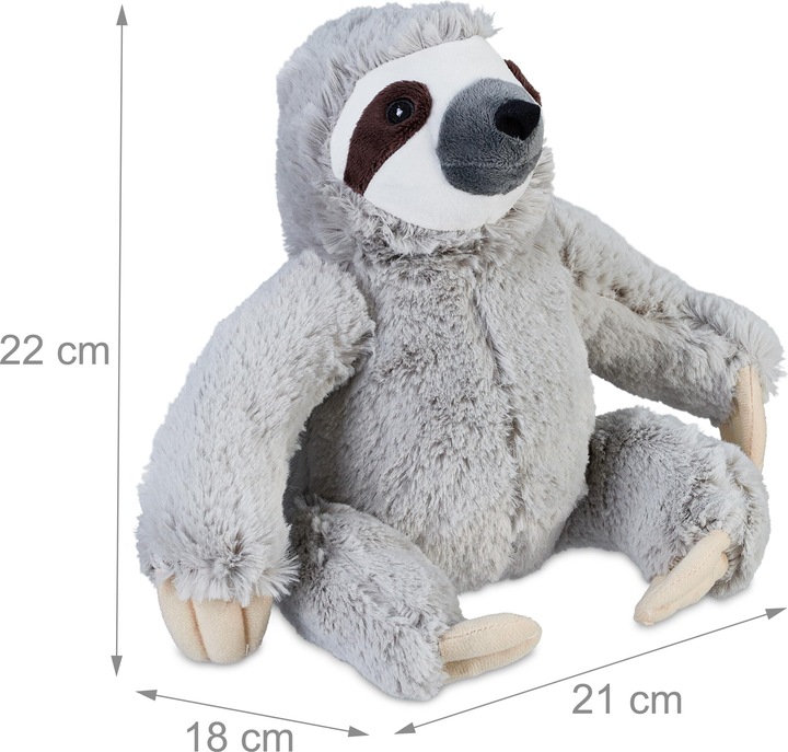 Actual product image Relaxdays Sloth Doorstop (1 Piece, 21 x 18 x 22 cm)