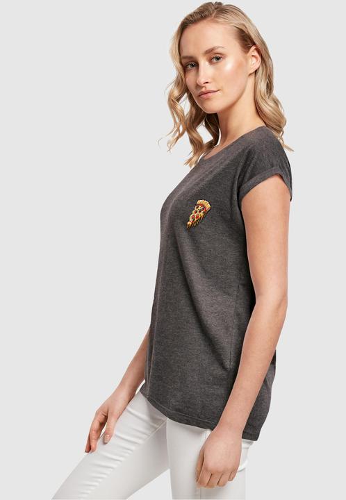 Actual product image Merchcode Ladies Pizza Comic Extended Shoulder Tee - 116357 (XL)