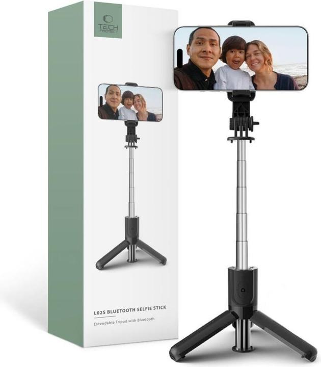 Actual product image Tech-Protect L02S Selfie-Stick mit Stativ bis 72 cm