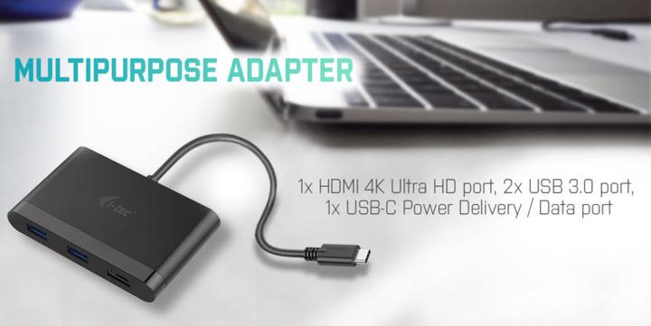 Actual product image i-tec USB-C to (USB-C, 4 Ports)