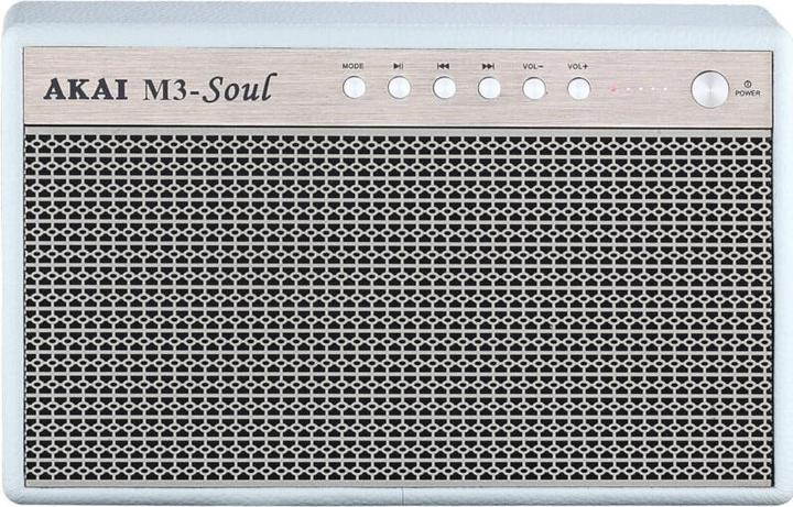 Immagine prodotto INNE Akai M3 Soul White Altoparlante Bluetooth Portatile In Stile Retrò (15 h, Batteria ricaricabile)