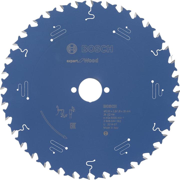 Actual product image Bosch Professional Zubehör Circular saw blade Expert for Wood, 230 x 30 x 2.8 mm, 36