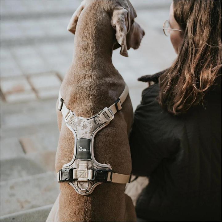Produktbild Hunter Geschirr Camouflage Divo für Hunde Beige S (S, Hund, Allgemein)