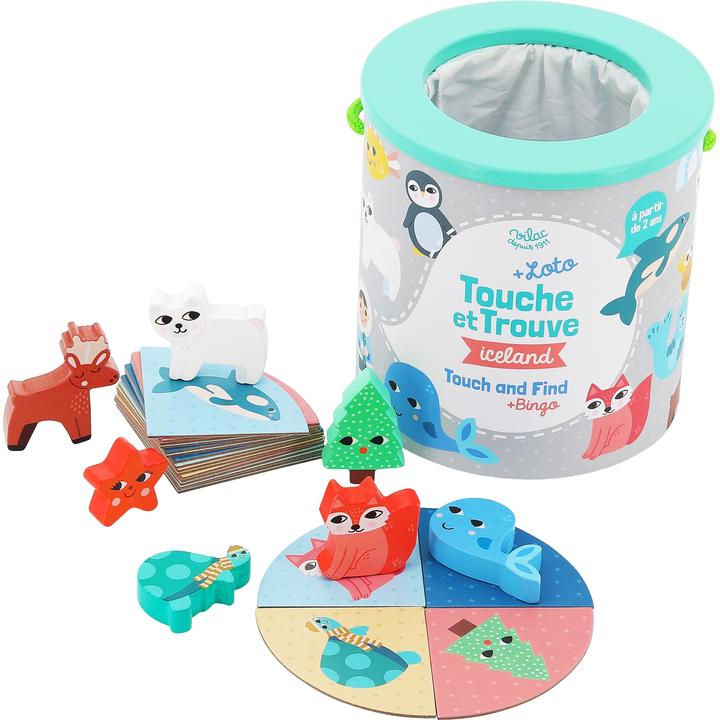 Actual product image Vilac Feel and Find Game + Loto + Bingo Iceland - Michelle Carlslund