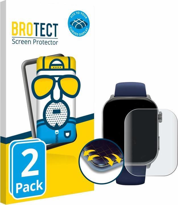 Produktbild BROTECT Fullscreen Schutzfolie Displayschutz Folie Matt Entspiegelungsfolie