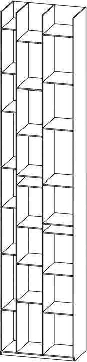 Produktbild MDF Italia Random Regal (25 x 46.5 x 217 cm)