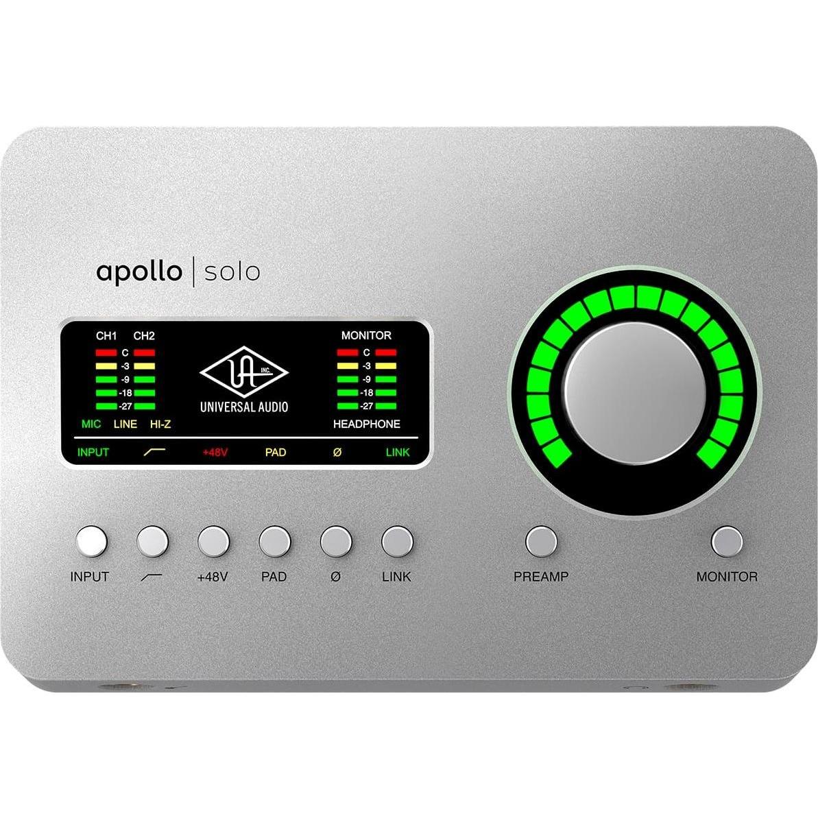 Thumbnail - Universal Audio Apollo Solo Heritage Edition (Thunderbolt), Audio Interface, Silber