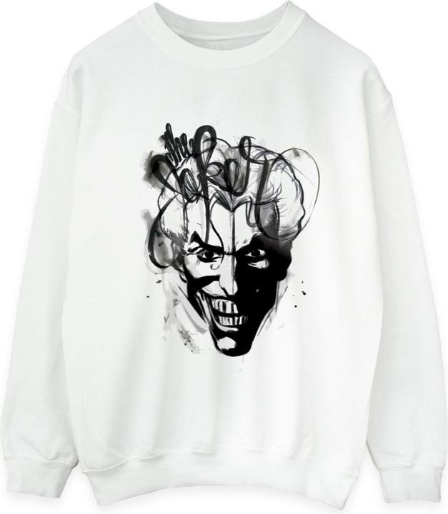 Actual product image Batman Mens The Joker Sketch Sweatshirt (M)
