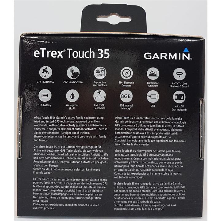 Actual product image Garmin eTrex Touch 35