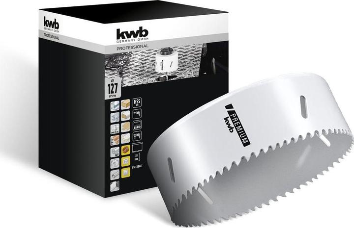 Actual product image kwb Hss Bimetal Hole Saw 127Mm (127 mm)