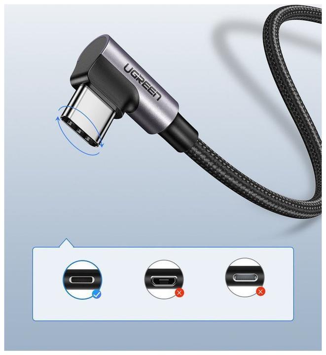 Produktbild Ugreen Right Angle (1 m, USB 2.0, 18 W)
