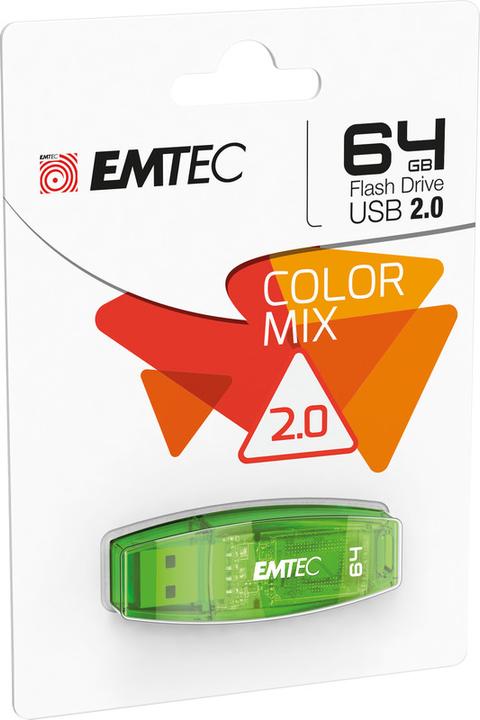 Actual product image Emtec C410 Color Mix (64 GB, USB-A)