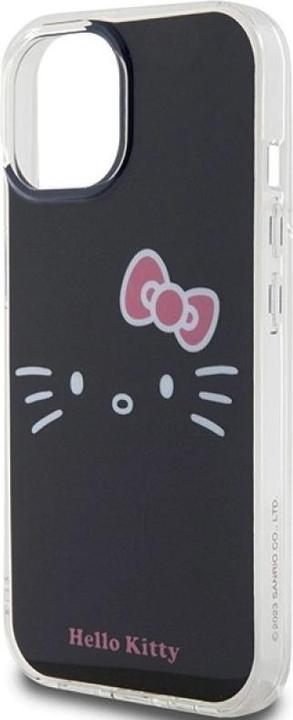 Produktbild Hello Kitty HKHCP15SHKHLK iPhone 15 6.1" czarny/black hardcase IML Kitty Face (Apple iPhone 15)