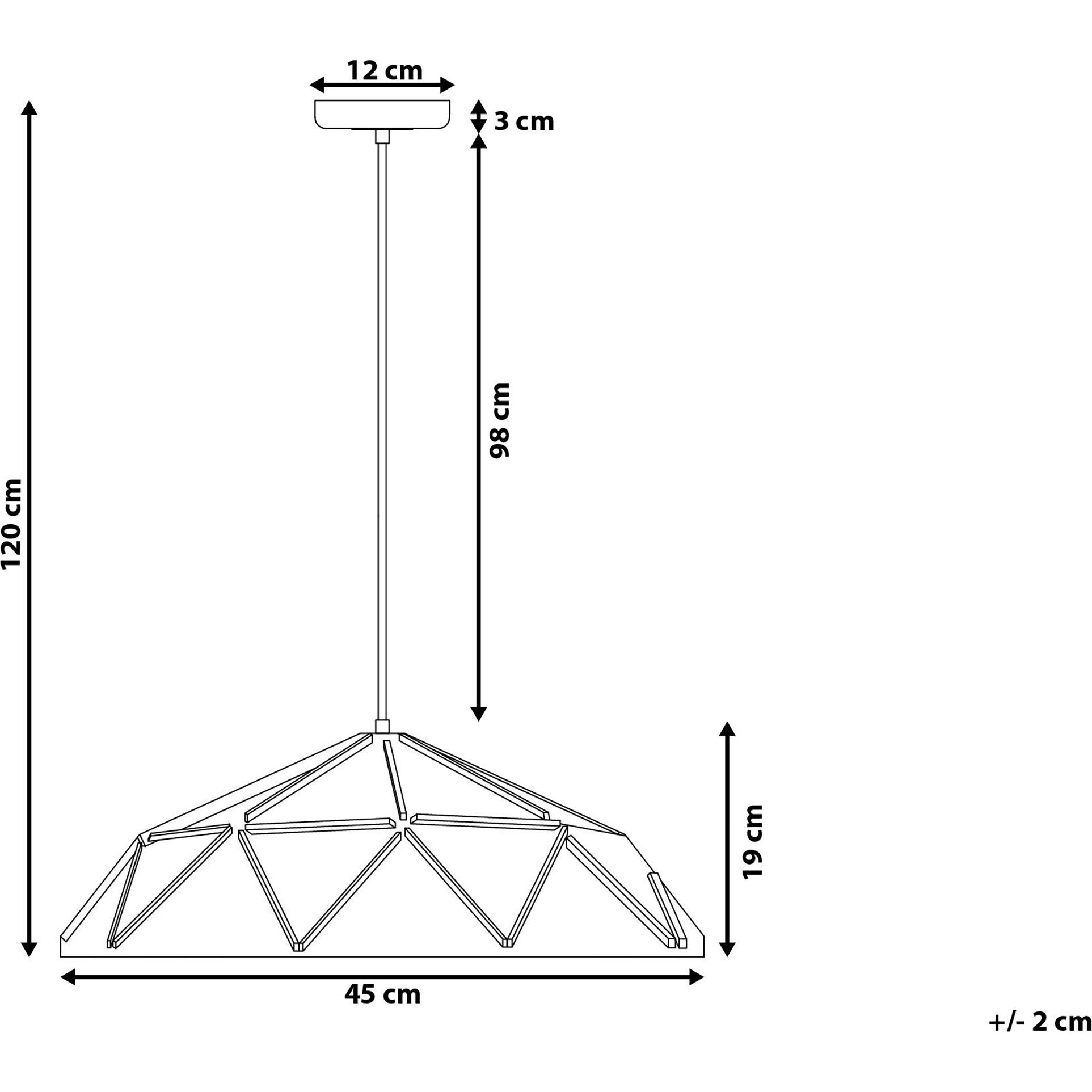 Thumbnail - Beliani, Pendelleuchte, Senia (E27)