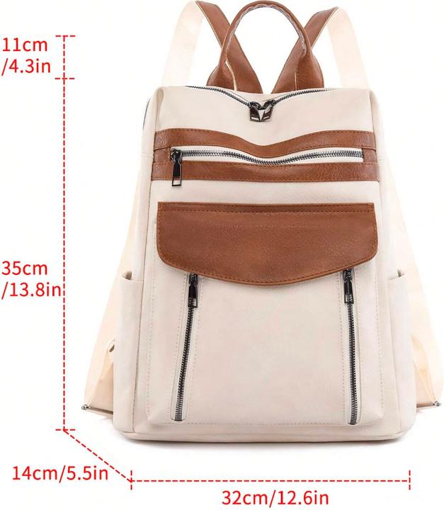 Image du produit Only-Bags.Store Sac à dos pour femmes, multifonctionnel et décontracté, sac à dos quotidien avec fermeture à