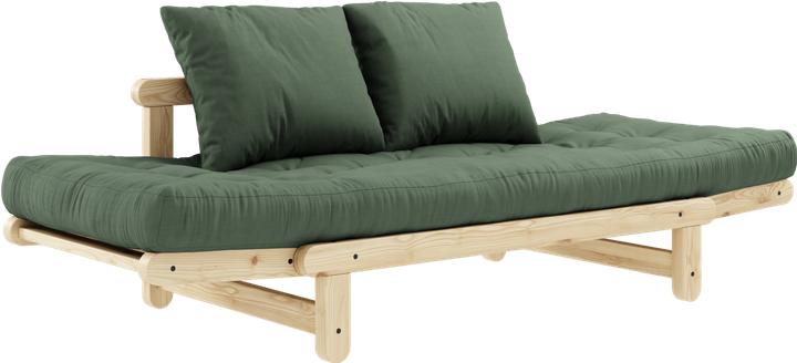 101 Clear Lacquered Pine / 756 Olive Green