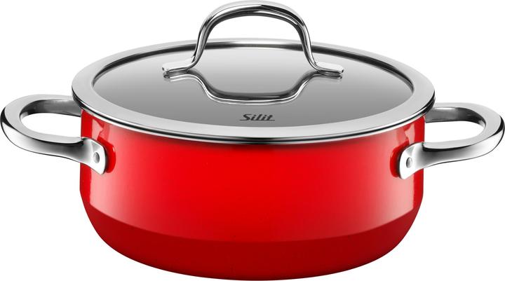 Actual product image Silit m.D.20cm Passion Red (Casserole + Stewpot, 20 x 7.50 cm)