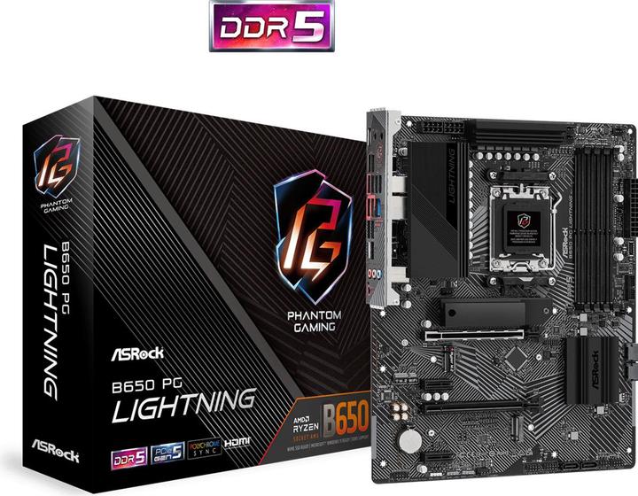 Immagine prodotto AsRock B650 PG Lightning (AM5, AMD B650, ATX)
