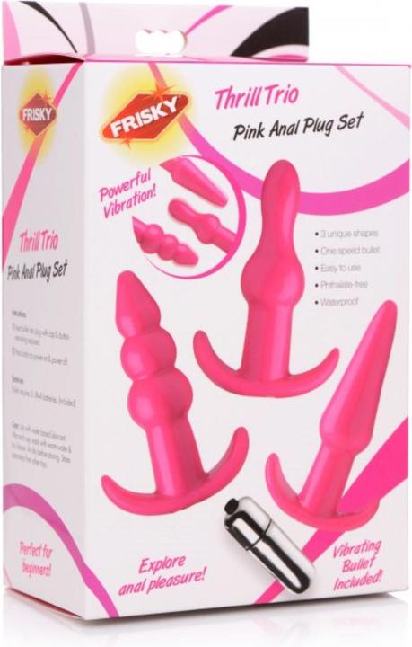 Image du produit Shots Thrill Trio Analplug 3teiliges Set Rosa
