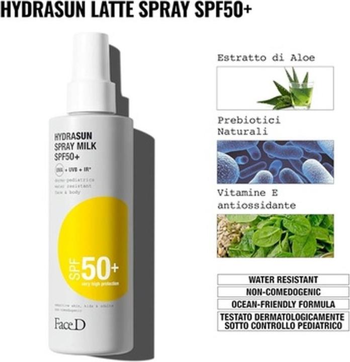 Actual product image FaceD Face D Hydrasun Sunscreen for Face and Body SPF 30 150ml (Sun cream face, SPF 30, 150 ml, 0.15 g)