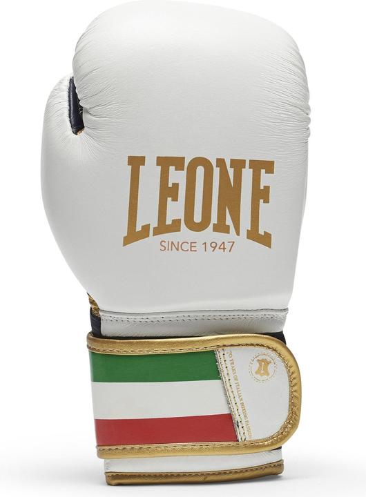 Produktbild Leone Boxhandschuh Italy Weiss GN039 (16 OZ, One Size)