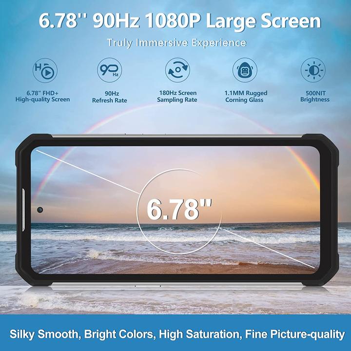 Actual product image Oukitel WP17 (128 GB, Noir, 6.78")