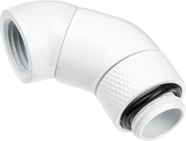 Produktbild Alphacool ANF Eiszapfen Winkeladapter Doppel-45?? drehbar G1/4 AG auf G1/4 IG - White