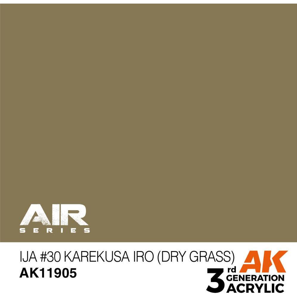 AK Interactive, Künstlerfarbe + Bastelfarbe, IJA #30 Karekusa iro (Dry Grass)