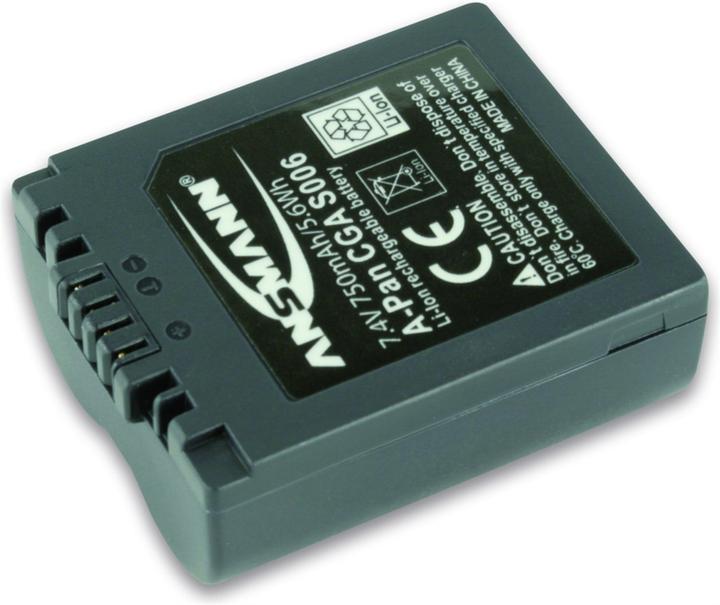 Actual product image Ansmann Panasonic CGA-S006 battery (Camera battery)