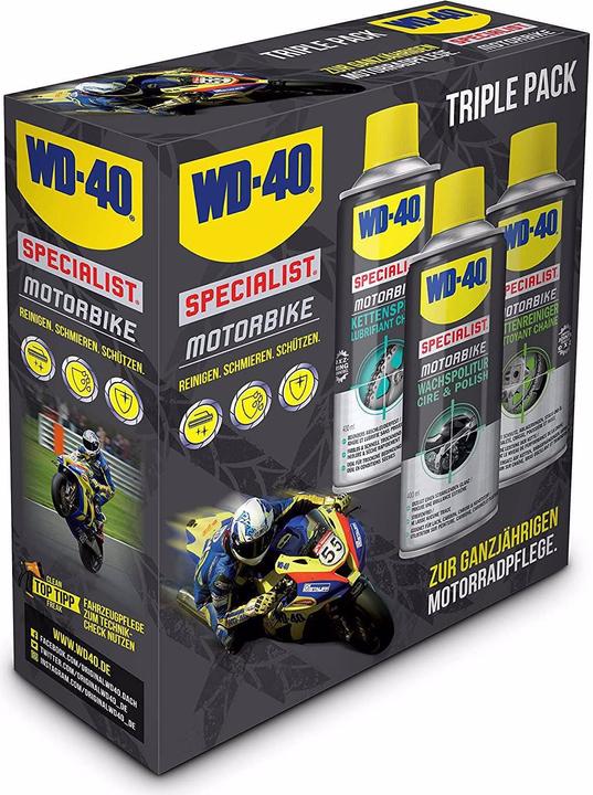 Image du produit WD-40 Set de soins Moto spécialisée (1200 ml)