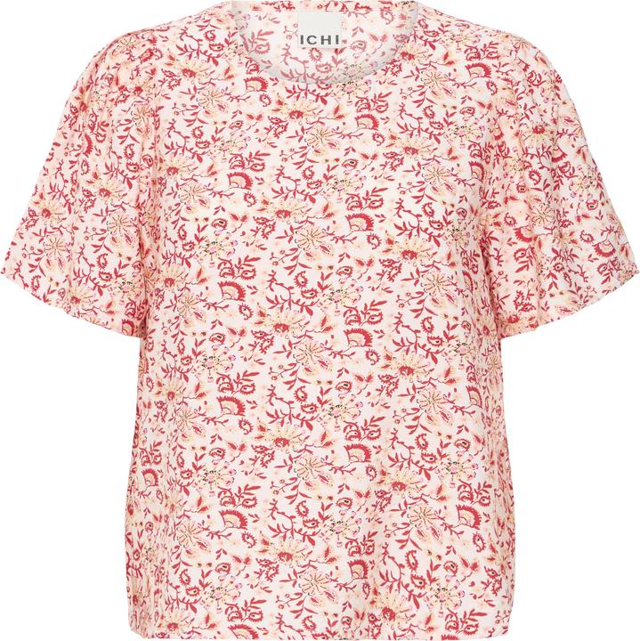 mars red flower print