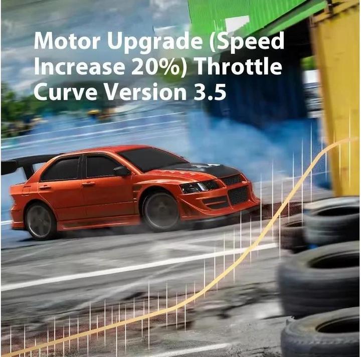 Immagine prodotto Turbo Racing Micro sport C76 1:76, RTR Orange, Fahrzeugtyp: Rennwagen (RTR pronto all'uso)