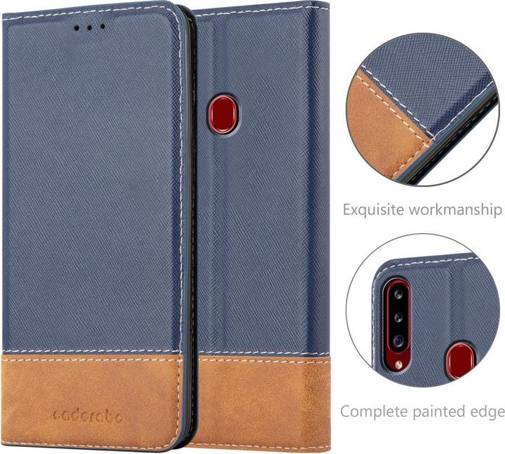 Image du produit Cadorabo Étui X-Wallet en simili cuir (Samsung Galaxy A20s)