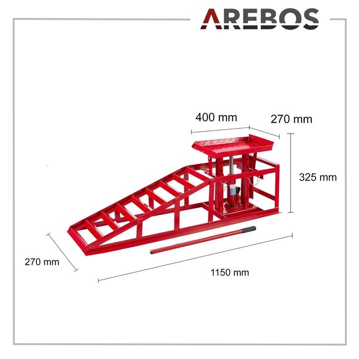 Image du produit Arebos Rampe pour voitures