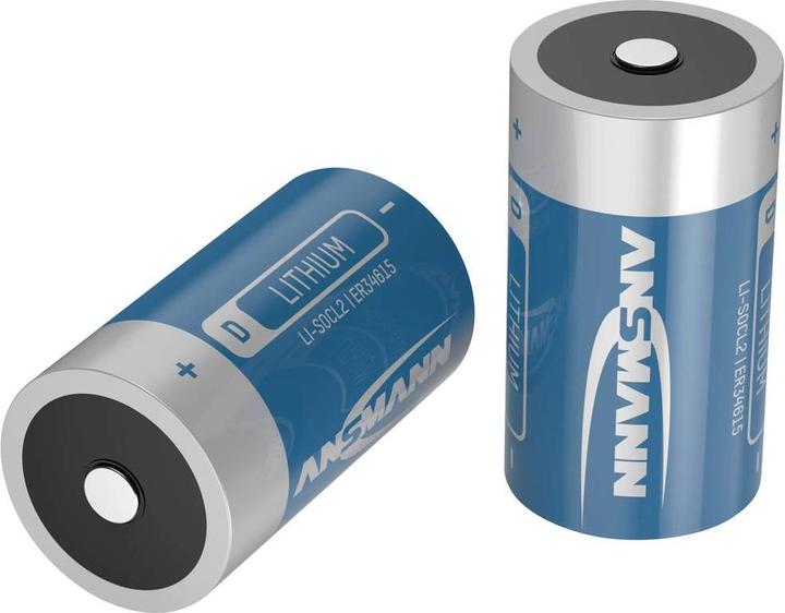 Actual product image Ansmann Battery D ER34615 3.6V Lithium thionyl chloride (1 pcs.)