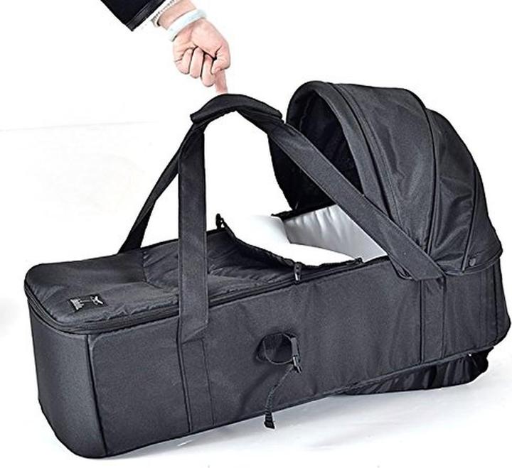 Actual product image Libélulle Duo Carrycot Trinity 2 Strollers, Ultralight, Ultra-Compact, Airplane Cabin Size (0 Months - 3 years)