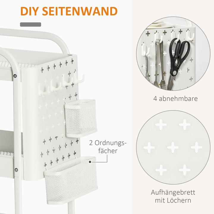 Image du produit Homcom Chariot de cuisine