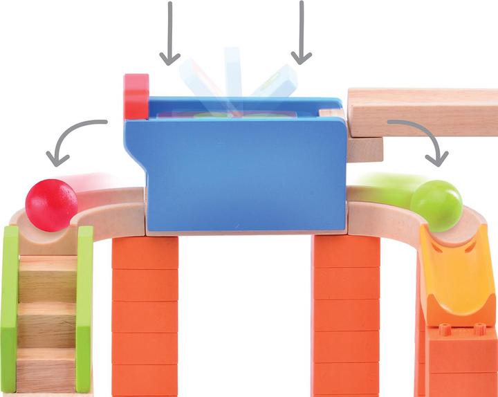 Produktbild Wonderworld WW TrixTrack Kugelbahn 2 Ways Flipper