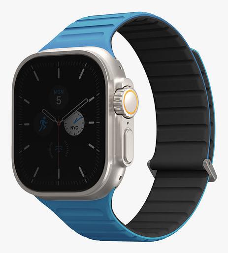 Actual product image Uniq pasek Revix Evo Apple Watch Series 1/2/3/4/5/6/7/8/9/SE/SE2/Ultra/Ultra2 42/44/45/49mm Reversible (42 mm, 49 mm, 45 mm, 44 mm, Stainless steel, Silicone)