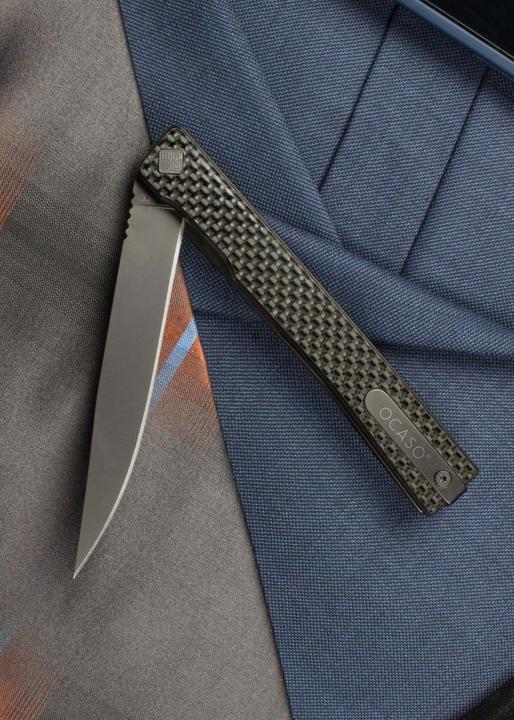 Actual product image Ocaso Knives Solstice Carbon Black (8.90 cm)