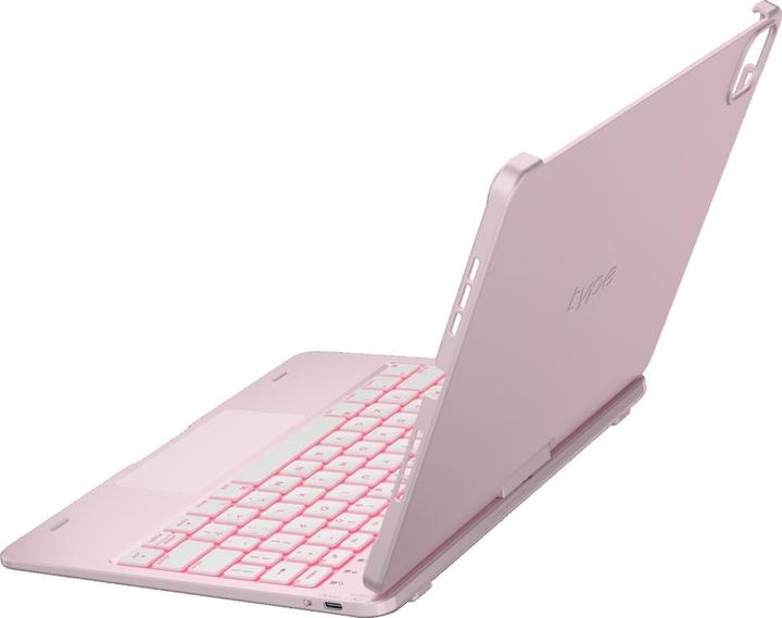 Actual product image Typecase Case Flexbook Touch with keyboard for iPad Pro 11" 2024/2025 light pink (Eng. Int., Apple iPad Pro 11 2024)