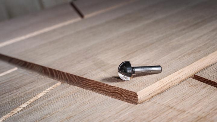 Produktbild Bosch Professional Zubehör Hohlkehlfräser, 8 mm, R1 10 mm, D 20 mm, L 12,4 mm, G 46 mm