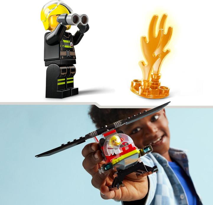 Actual product image LEGO 60411 Fire brigade helicopter (60411, LEGO City)