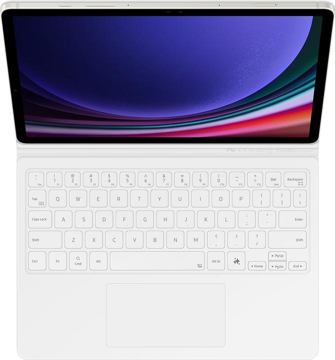 Actual product image Samsung Book Cover Keyboard (DE, Samsung Galaxy Tab S9, Samsung Galaxy Tab S9 FE)